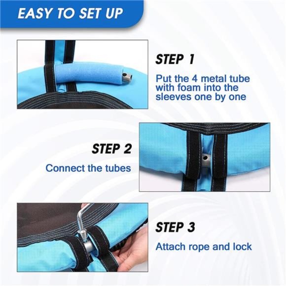 24 inch Kids Tree Swing, Outdoor Small Saucer Swing - 900D Oxford Platform Swing - Picture 5 of 6